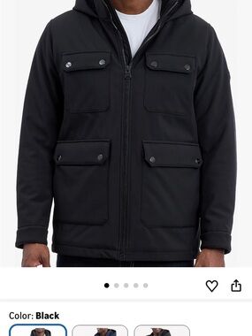 Michael Kors four pocket softshell field jacket   With Sherpa lining!Med!